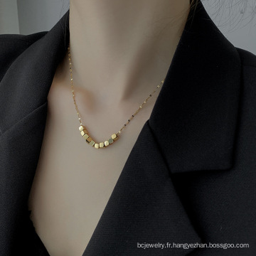 Shangjie OEM Kalung Fashion Wholesale Femmes Gold Colliers plaqués Gold Collier en acier inoxydable